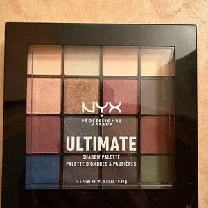 NYX Ultimate Eyeshadow Palette — Pink, Purple, Blue, Green, Brown, Cream